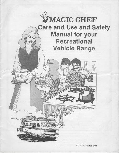 1983 Fleetwood Pace Arrow Owners Manuals: Magic Chef RV stove manual